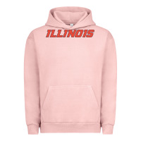 Pigment Salmon illinois fighting illini Urban Hoodie - linhVisuals