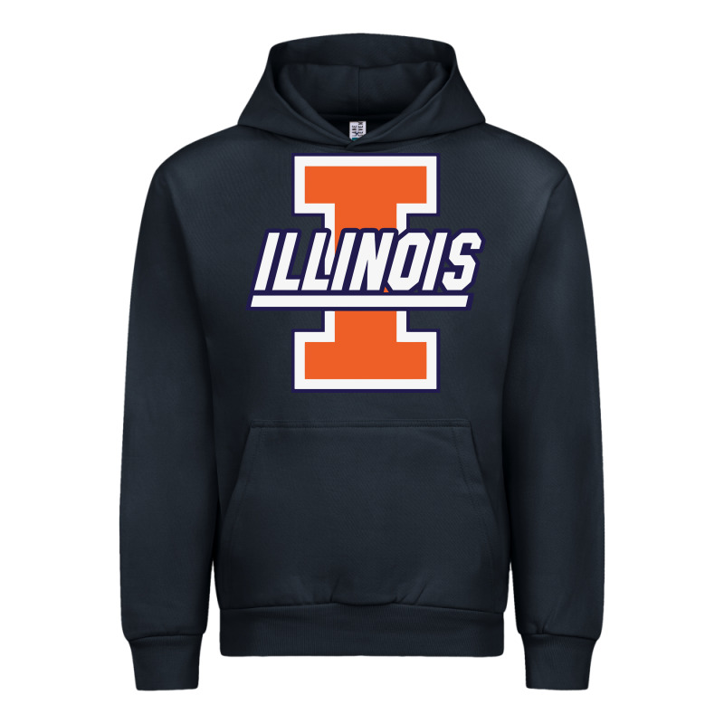 Illinois Fighting Illini Urban Hoodie by linhVisuals | Teevron