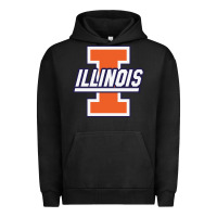 Pigment Black illinois fighting illini Urban Hoodie - linhVisuals