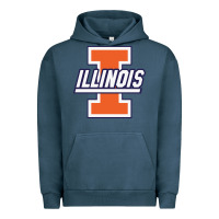 Pigment Midnight Navy illinois fighting illini Urban Hoodie - linhVisuals