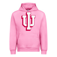 Fuchsia Pink indiana hoosiers Urban Hoodie - linhVisuals