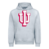 Heather Grey indiana hoosiers Urban Hoodie - linhVisuals