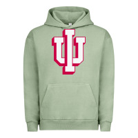 Pigment Oil Green indiana hoosiers Urban Hoodie - linhVisuals