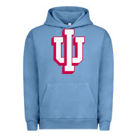 Pigment Pebble Blue indiana hoosiers Urban Hoodie - linhVisuals