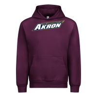 Mauve Wine akron university Urban Hoodie - linhVisuals