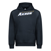 Navy akron university Urban Hoodie - linhVisuals