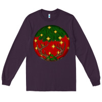 Plum christmas Long Sleeve Tee - BundleAndBundleShop