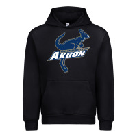 Black university of akron Urban Hoodie - linhVisuals