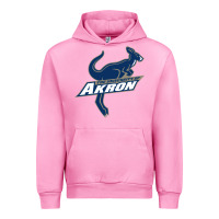 Fuchsia Pink university of akron Urban Hoodie - linhVisuals