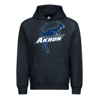 Navy university of akron Urban Hoodie - linhVisuals