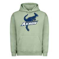 Pigment Oil Green university of akron Urban Hoodie - linhVisuals