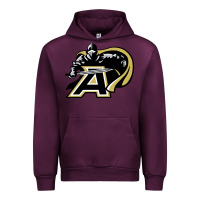 Mauve Wine army black knights Urban Hoodie - linhVisuals