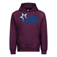 Mauve Wine oklahoma city university stars1 vectorized Urban Hoodie - linhVisuals
