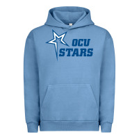 Pigment Pebble Blue oklahoma city university stars1 vectorized Urban Hoodie - linhVisuals