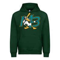 Forest Green the myrtle beach pelicans baseball Urban Hoodie - linhVisuals
