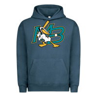 Pigment Midnight Navy the myrtle beach pelicans baseball Urban Hoodie - linhVisuals