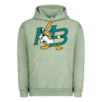 Pigment Oil Green the myrtle beach pelicans baseball Urban Hoodie - linhVisuals