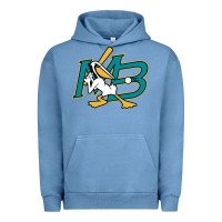 Pigment Pebble Blue the myrtle beach pelicans baseball Urban Hoodie - linhVisuals