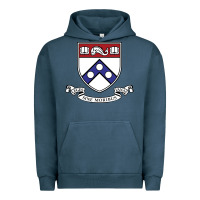 Pigment Midnight Navy the pennsylvania quakers Urban Hoodie - linhVisuals