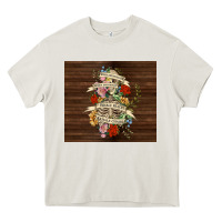 Cream kinda emotional with skeleton Heavy Core Tee - TumblerDesignByShophia