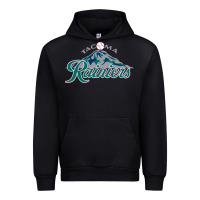 Black the tacoma rainiers Baseball Urban Hoodie - linhVisuals