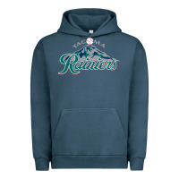 Pigment Midnight Navy the tacoma rainiers Baseball Urban Hoodie - linhVisuals