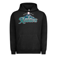 Pigment Black the tacoma rainiers Baseball Urban Hoodie - linhVisuals