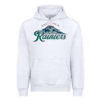 White the tacoma rainiers Baseball Urban Hoodie - linhVisuals