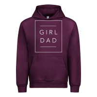 Mauve Wine father of girls tee, proud new girl dad t shirt Urban Hoodie - linhVisuals