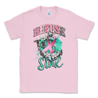 Bubblegum Pink refuse to sink cancer Classic Tee - CowGirlArtShop