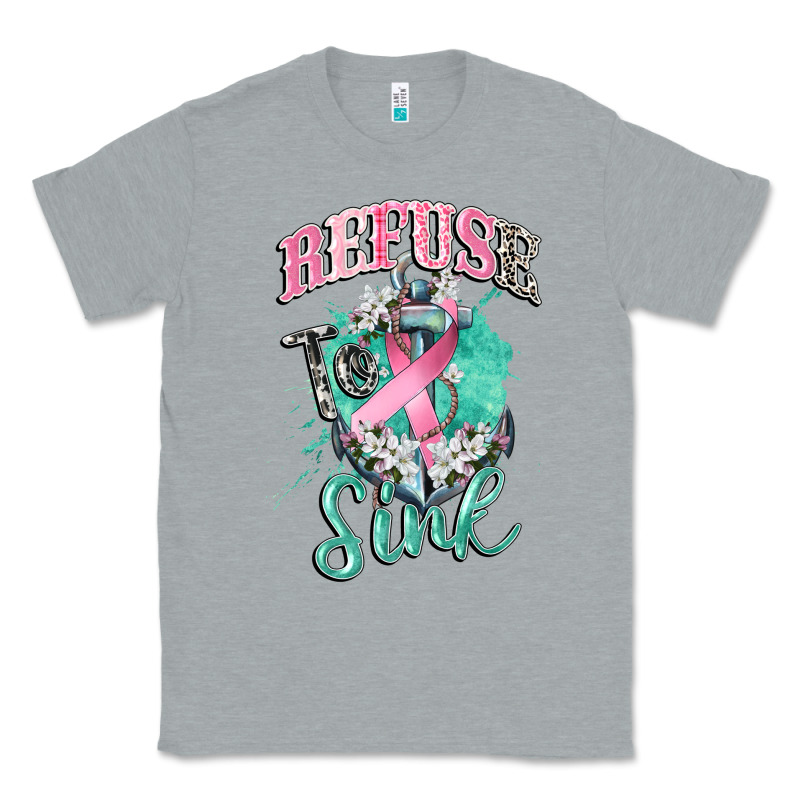 Refuse To Sink Cancer Classic Tee by CowGirlArtShop | Teevron