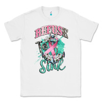White refuse to sink cancer Classic Tee - CowGirlArtShop