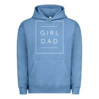 Pigment Pebble Blue father of girls tee, proud new girl dad t shirt Urban Hoodie - linhVisuals