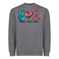 Storm peace love  cure Heavyweight Sweatshirt - AdoDesignShop