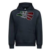 Navy hecho en mexico aztec calendar mexican eagle t shirt Urban Hoodie - linhVisuals