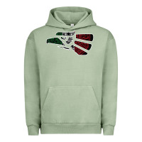 Pigment Oil Green hecho en mexico aztec calendar mexican eagle t shirt Urban Hoodie - linhVisuals