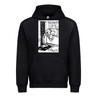 Black calvin Urban Hoodie - linhVisuals