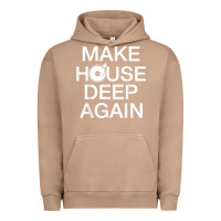 Pigment Burro make house deep again house music turntable t shirt Urban Hoodie - linhVisuals