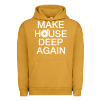 Pigment Peanut Butter make house deep again house music turntable t shirt Urban Hoodie - linhVisuals