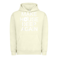 Pigment Pistachio make house deep again house music turntable t shirt Urban Hoodie - linhVisuals
