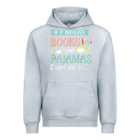 Heather Grey if it involves books and pajamas book lover gift tee t shirt Urban Hoodie - linhVisuals