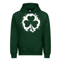 Forest Green irish pride clover leaf  saint irish pats st. patrick's day t shirt Urban Hoodie - linhVisuals