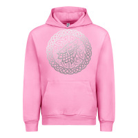 Fuchsia Pink ireland celtic knotwork design ornament wolf original celtic pullover Urban Hoodie - linhVisuals