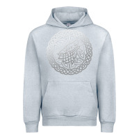 Heather Grey ireland celtic knotwork design ornament wolf original celtic pullover Urban Hoodie - linhVisuals