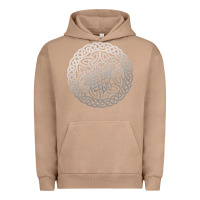 Pigment Burro ireland celtic knotwork design ornament wolf original celtic pullover Urban Hoodie - linhVisuals