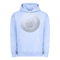 Pigment Grape Ice ireland celtic knotwork design ornament wolf original celtic pullover Urban Hoodie - linhVisuals