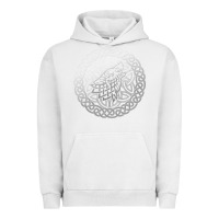 Pigment Lunar Rock ireland celtic knotwork design ornament wolf original celtic pullover Urban Hoodie - linhVisuals