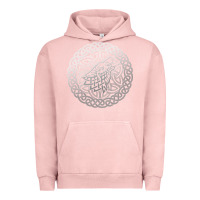 Pigment Salmon ireland celtic knotwork design ornament wolf original celtic pullover Urban Hoodie - linhVisuals
