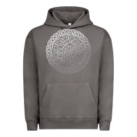Pigment Tornado ireland celtic knotwork design ornament wolf original celtic pullover Urban Hoodie - linhVisuals