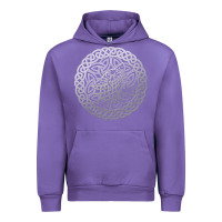 Tulip ireland celtic knotwork design ornament wolf original celtic pullover Urban Hoodie - linhVisuals